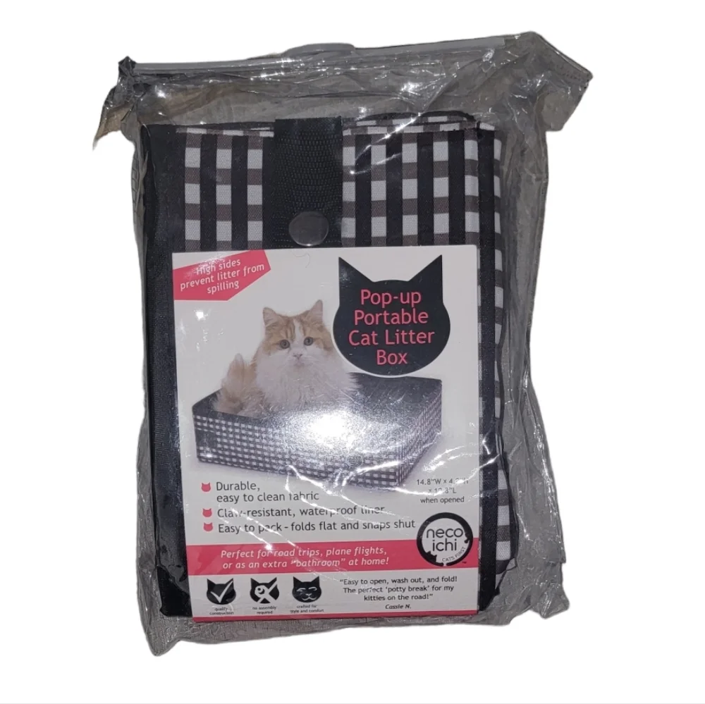Necoichi Pop-Up Portable Cat Litter Box